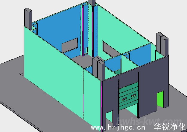 恒溫恒濕實(shí)驗(yàn)室結(jié)構(gòu)示意圖